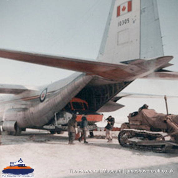 SRN6 with the Canadian Coastguard -  (credit: The <a href='http://www.hovercraft-museum.org/' target='_blank'>Hovercraft Museum Trust</a>).